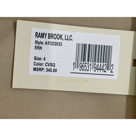 New Ramy Brook Erin Sequined Multicolor Long Sleeve Cropped Top Size 4 - Picture 8 of 10